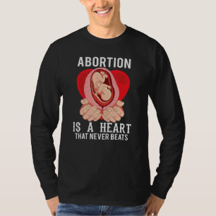 Anti Abortion Pro Life Wahl Stoppt ungeborene Lebe T-Shirt