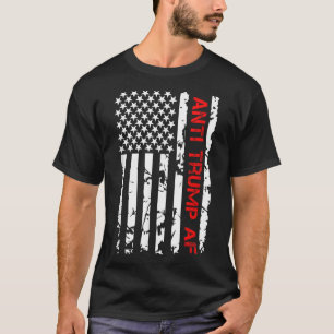 Anti-Af Trump, Trump einprägen T-Shirt