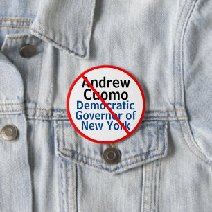 Anti Andrew Cuomo Demokratischer Gouverneur von Ne Button