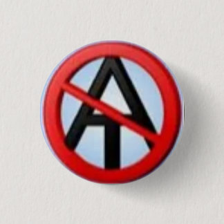 Anti-Atheist Knopf 2 Button