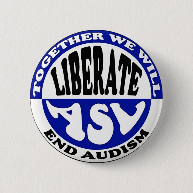 Anti-Audism Knopf Button (Vorderseite)