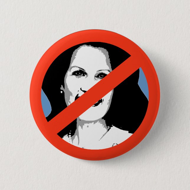 ANTI-BACHMAN: Anti-Michelle Bachman Button (Vorderseite)