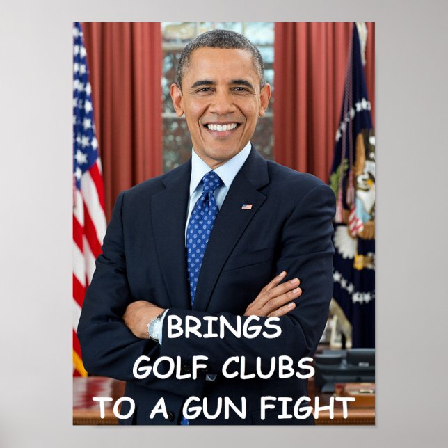 Anti-Bama-Poster Poster (Vorne)