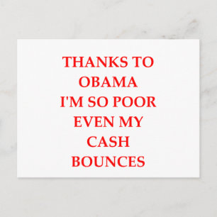 Anti-Bama-Witz Postkarte