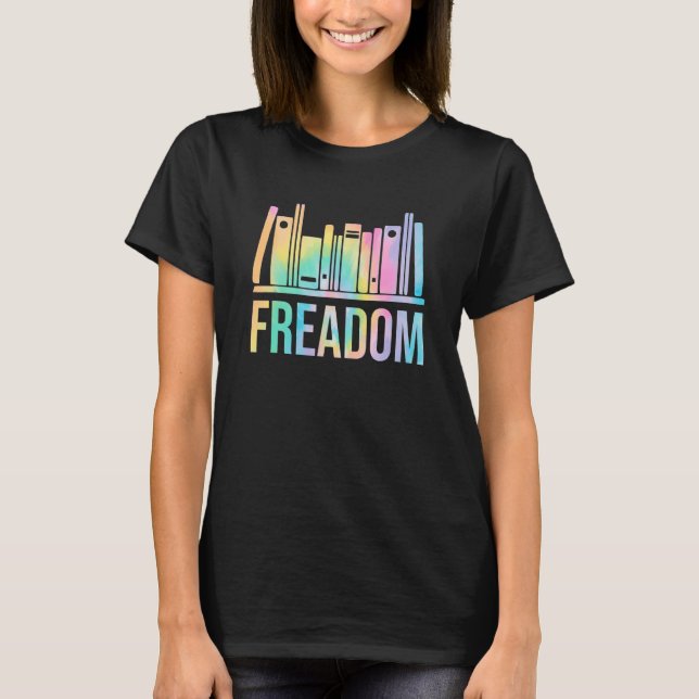 Anti Ban Books Freedom To Read Banned Book Bookwor T-Shirt (Vorderseite)