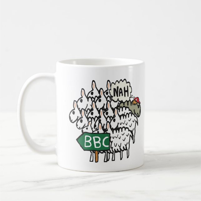 Anti BBC Kaffeetasse (Links)