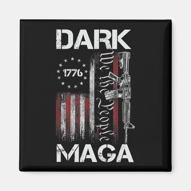 ANTI-BIDEN DARK MAGA UNTERSTÜTZUNG TRUMP MAGNET (Vorne)