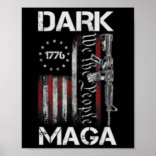 ANTI-BIDEN DARK MAGA UNTERSTÜTZUNG TRUMP POSTER