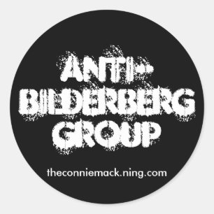 Anti-Bilderberg Aufkleber II