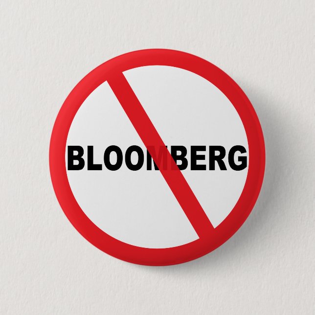 Anti Bloomberg Button (Vorderseite)