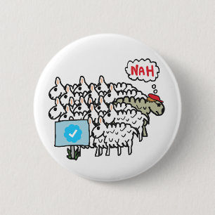 Anti Blue Karo Mark Button