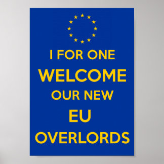 Anti-Brexit-Plakat für den Remainer in deinem Lebe Poster