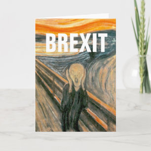ANTI BREXIT, "The Scream" von Edvard Munch, 1893: Karte