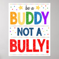 Anti Bully Classroom Poster