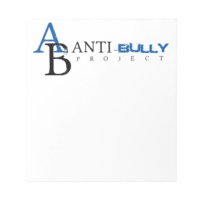 Anti-Bully-Projekt Notizblock (Vorderseite)