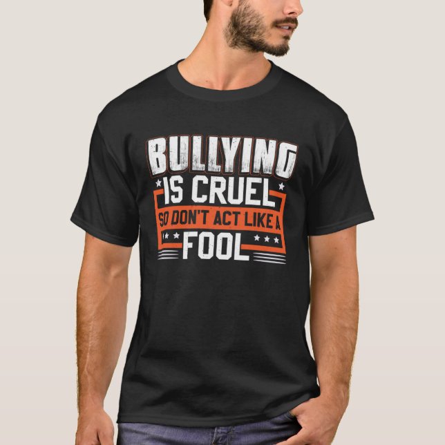 Anti Bully Unity Day Anti Bullying T-Shirt (Vorderseite)