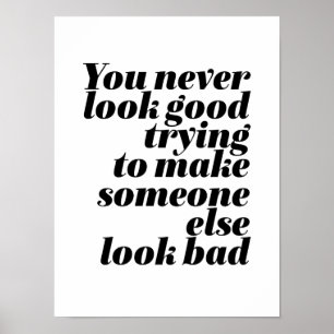 Anti-Bullying ist nicht Gemein, sei nett und gut Poster