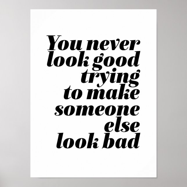 Anti-Bullying ist nicht Gemein, sei nett und gut Poster (Vorne)