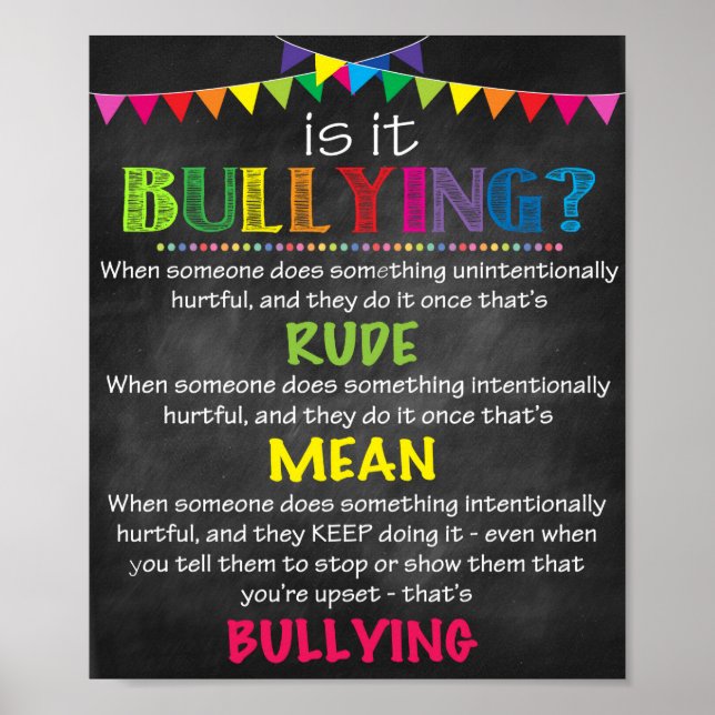 Anti-Bullying Poster (Vorne)