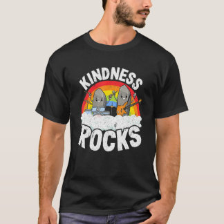 Anti-Bullying Rainbow Hippie Music Teacher Kindnes T-Shirt