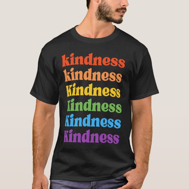 Anti Bullying Unity Day Kindness Rainbow Kids Grap T-Shirt (Vorderseite)