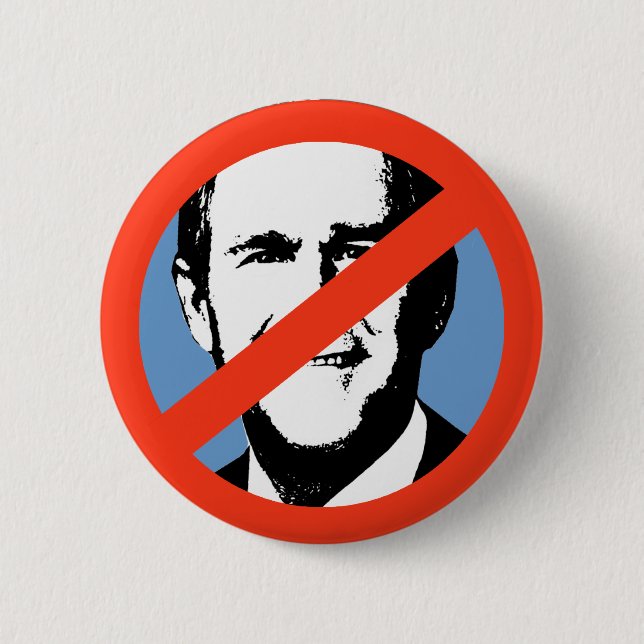 ANTI-BUSH - Anti-George W Bush Button (Vorderseite)