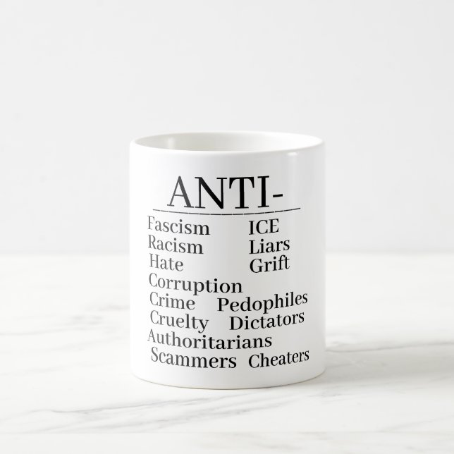 Anti- Coffee Mug Kaffeetasse (Mittel)