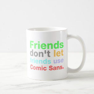 Anti-Comic ohne Schriftart Kaffeetasse