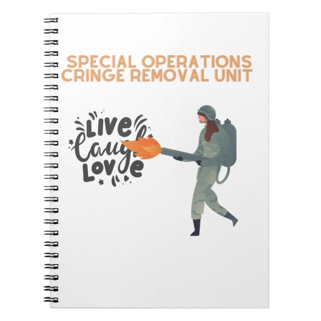 Anti-Cringe Personal Notebook Notizblock (Vorderseite)