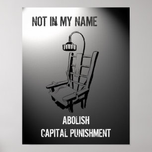 Anti-Death-Penalty-Poster-Print Poster