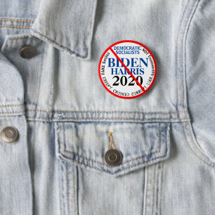 Anti-Democratic Biden Harris Edit YEAR Button