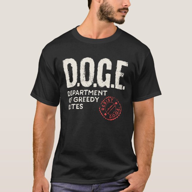 Anti-DOGE-D.O.G.E.-Definition T-Shirt (Vorderseite)
