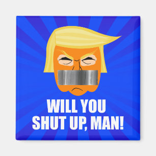Anti Donald Trump ByeDon wird den Mann abschotten Magnet