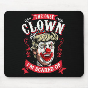 Anti Donald Trump T Shirt Funny Clown Resist Men W Mousepad
