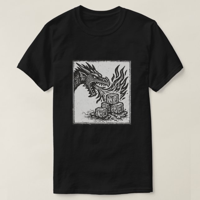 Anti-Eis-Drache T-Shirt (Design vorne)