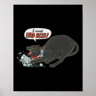 Anti-Eis Pro-Einwanderung Lustige Katze Politisch  Poster
