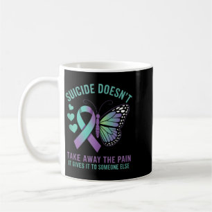 Anti-Emotionales Schmetterlings-Logo Kaffeetasse