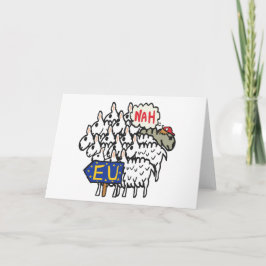 Anti-EU-Brexit Karte