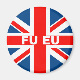 Anti-EU-Flagge Magnet