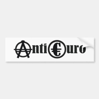 ANTI EURO AUTOAUFKLEBER