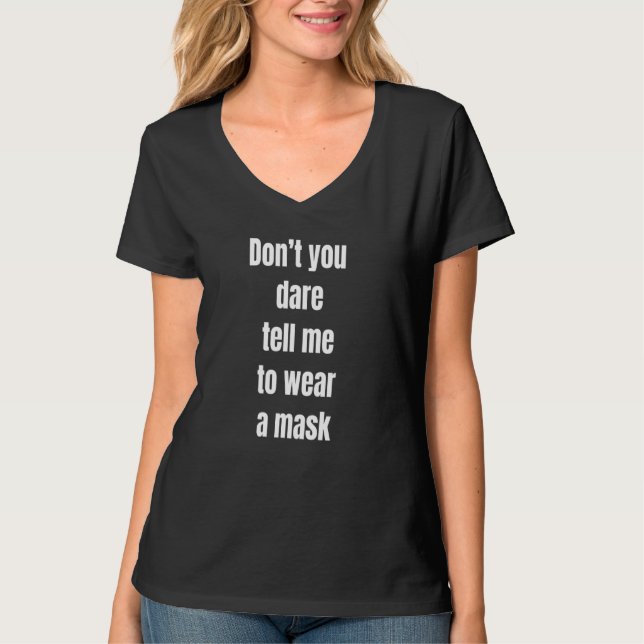 Anti-Face-Maske T-Shirt (Vorderseite)