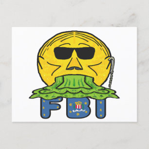 Anti FBI Postkarte