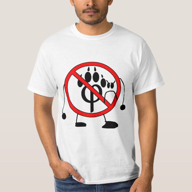 Anti-Furry Mem T-Shirt (Vorderseite)