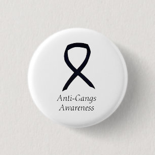 Anti-Gangs-Bewusstseins-Schwarze Band Anstecknadel