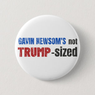 Anti Gavin Newsom, Kaliforniens Gouverneur Newsoms Button