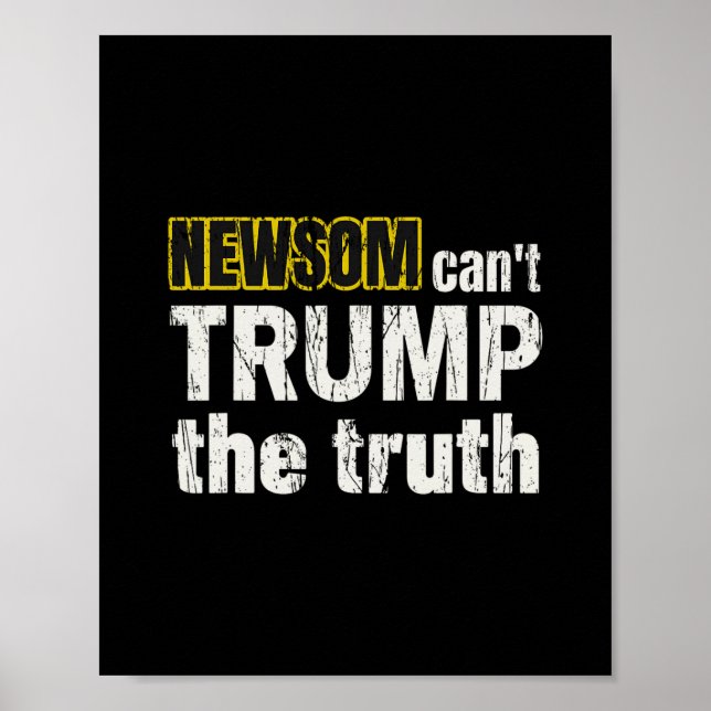 Anti Gavin Newsom Poster (Vorne)