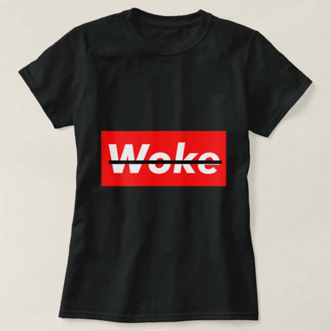 Anti Geweckt Free Speech Cancel Culture Anti-Gewec T-Shirt (Design vorne)