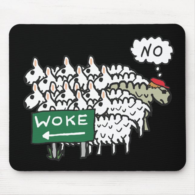 Anti Geweckt Mousepad (Vorne)