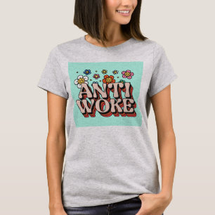 ANTI GEWECKT T - SHIRT RETRO STYLE T-SHIRTS