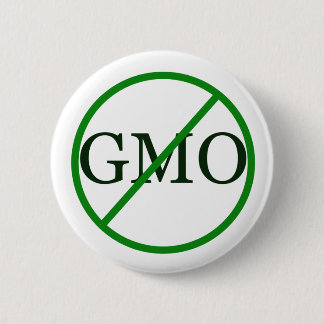 Anti-GMO Gentically geänderter Nahrungsmittelknopf Button